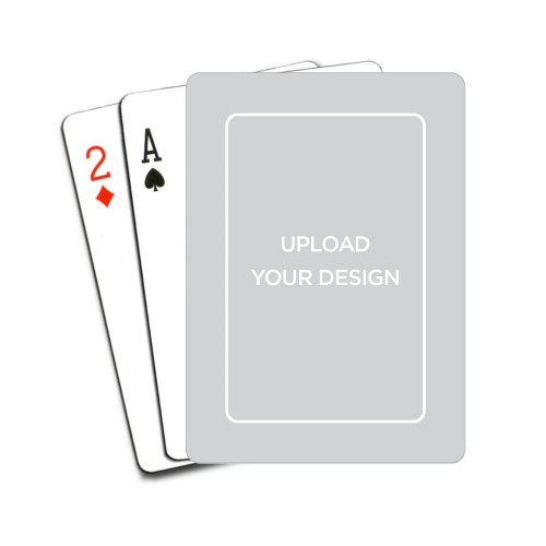 Upload Your Own Design Playing Cards, Multicolor