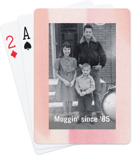 Gallery of One Border Playing Cards, Multicolor, multi