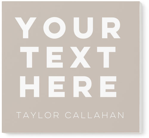 Your Text Here Post-it� Notes, 3x3, Multicolor