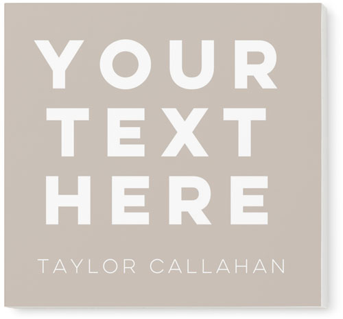 Your Text Here Post-it Notes, 3x3, Multicolor