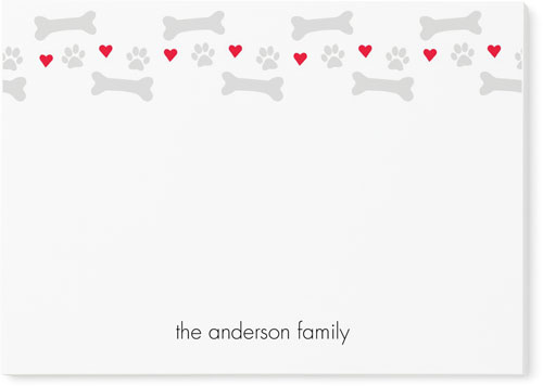 Best In Show Love Play Bark Post-it Notes, 3x4, Gray, silver lining