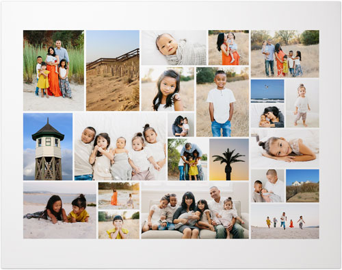 Picture Gallery Collage of Five Hanging Canvas Print by Shutterfly