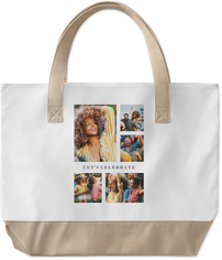 caption gallery of five large tote