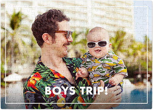 Simple Frame Puzzle, Puzzle Board, 252 pieces, Rectangle, Puzzle, White, white