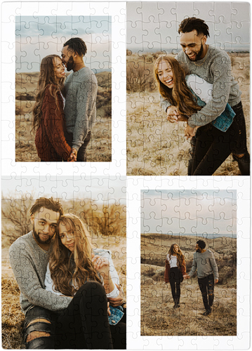 Minimal Gallery of Four Portrait Puzzle, Puzzle Board, 252 pieces, Rectangle, Puzzle, Multicolor