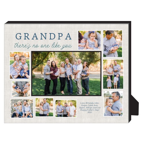 No One Like You Personalized Frame, - No photo insert, 8x10, Beige