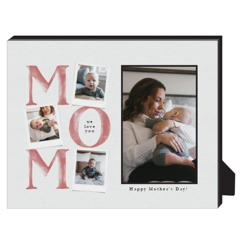 Mom Faded Collage Personalized Frame, - No photo insert, 8x10, Gray