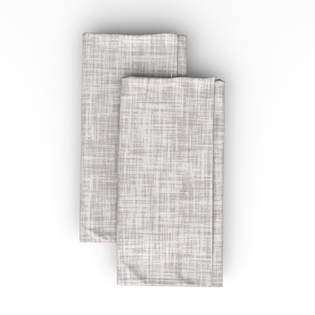Vintage Linen Cloth Napkin, Longleaf Sateen Grand, Gray