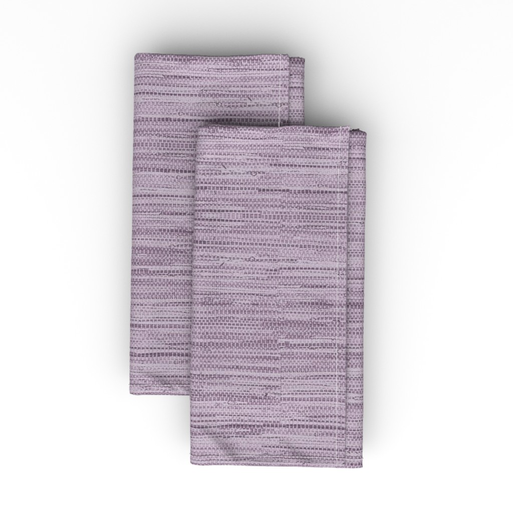 Grasscloth Cloth Napkin, Longleaf Sateen Grand, Purple