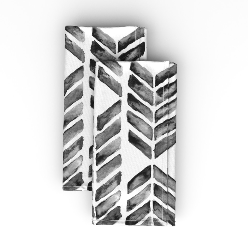 Mosaic - Black & White Cloth Napkin | Shutterfly