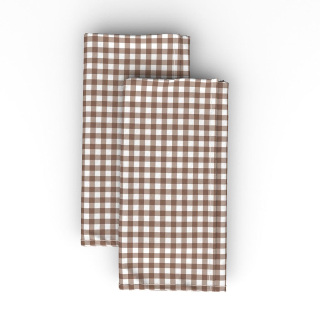 Woodland Gingham Brown Cloth Napkin Shutterfly