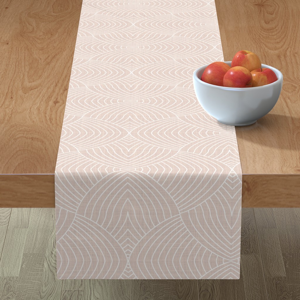 Eileen - Pale Pink Table Runner, 108x16, Pink