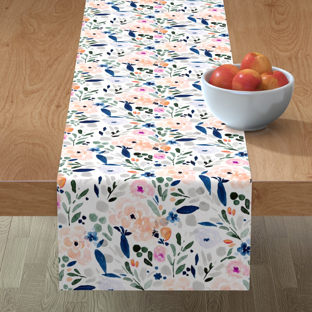 Sierra Floral - Multi Table Runner, 108x16, Multicolor