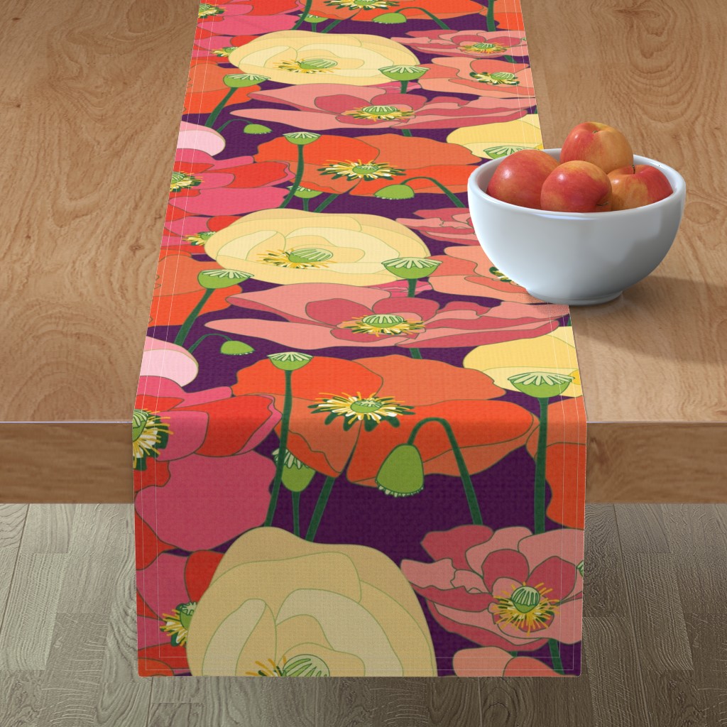 Poppy Table Runner