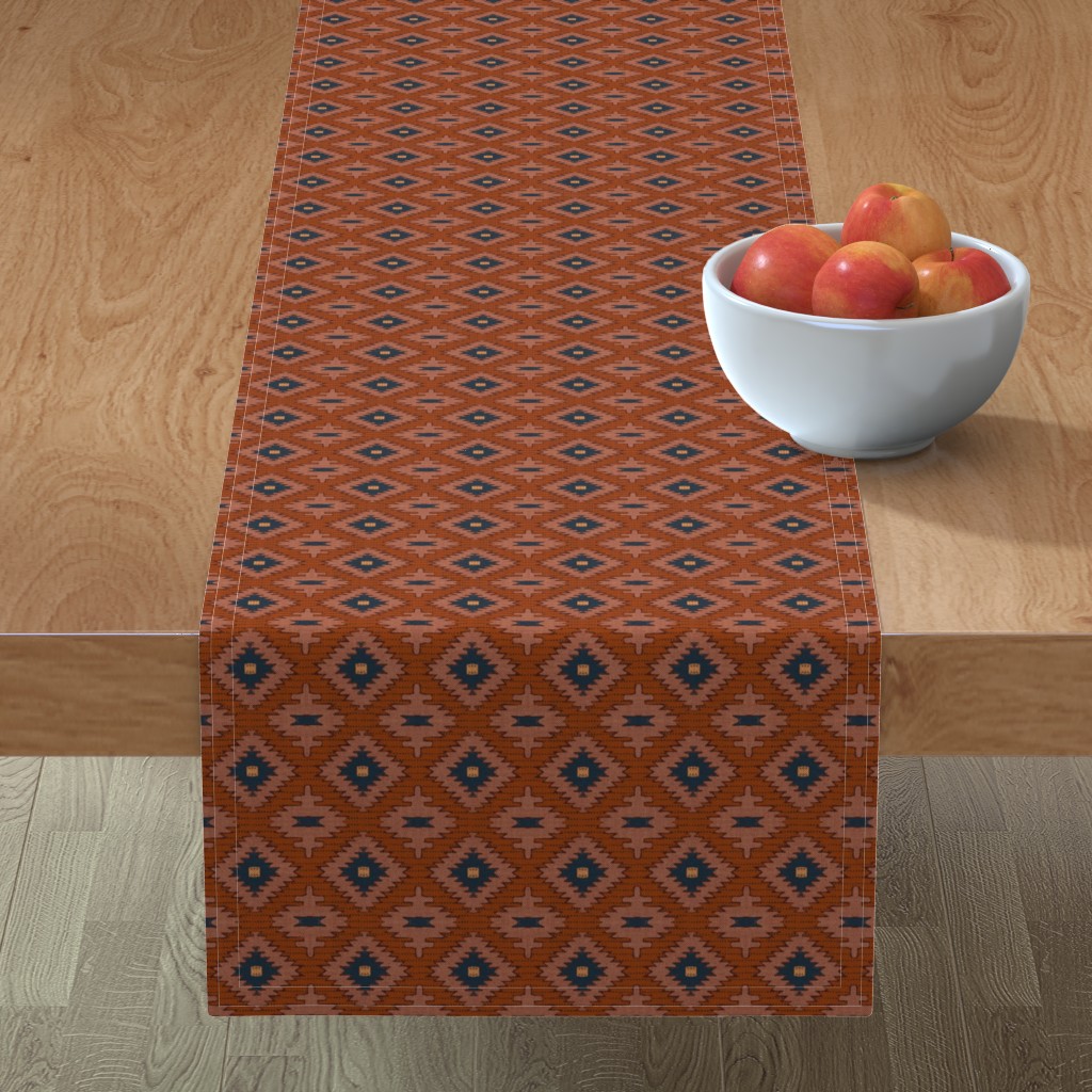 Sedona French Vintage Table Runner, 90x16, Red
