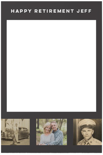 Gallery of Three Selfie Frame, Multicolor
