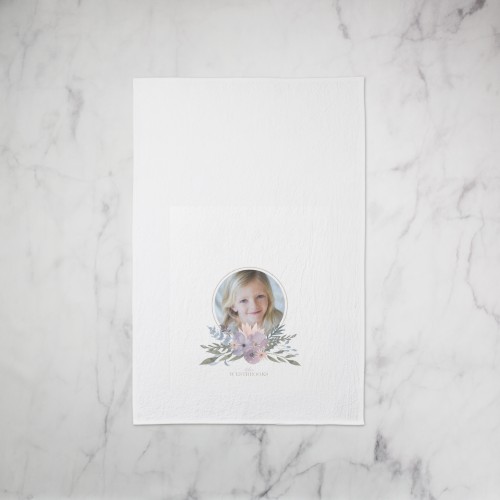 Blooming Florals Set Tea Towel, Set of 1, Beige, wheat