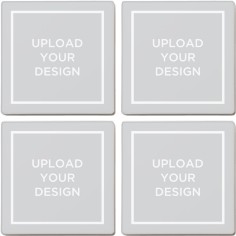 upload your own design ceramic coasters