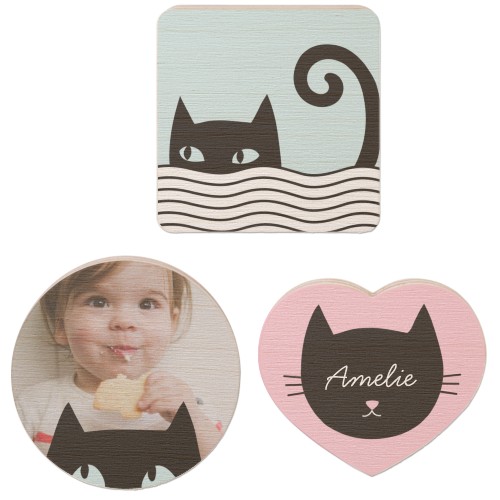 Kitty Kid Set Wooden Shutterfly