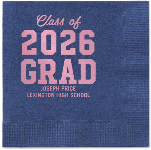 Custom Napkins For Graduation Dessert Tables