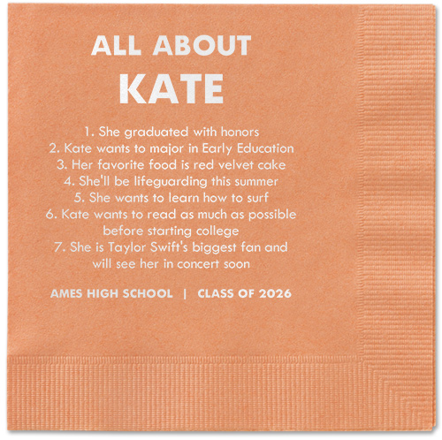 Custom Drink Napkins