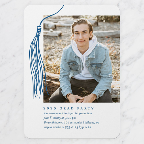 Graduate School Beige Graduation Invitation
