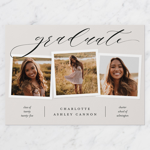 Chic Graduation Announcement