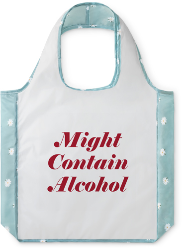 May Contain Reusable Shopping Bag, Floral, Multicolor
