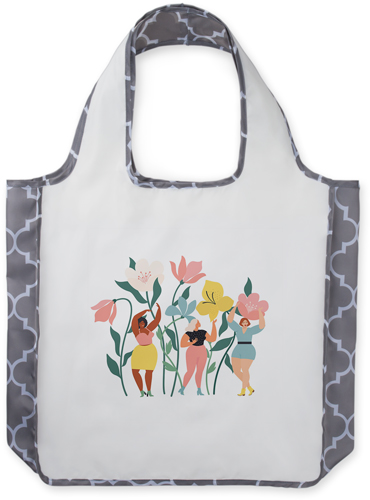 Femme Florals Reusable Shopping Bag, Classic Mosaic, Multicolor