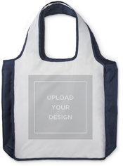 upload your own design reusable shopping bag