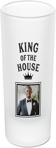 King Shot Caller Shot Glass, Black