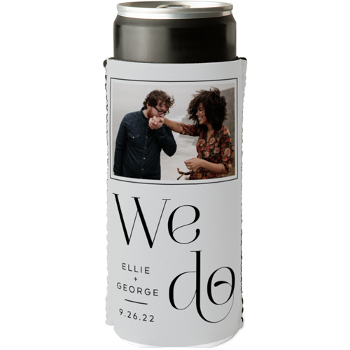 Simply We Do Slim Can Cooler, Slim Can Cooler, Gray, smoke