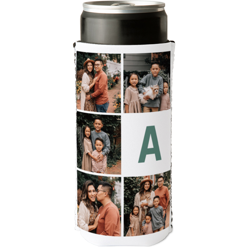 Gallery Monogram Slim Can Cooler, Slim Can Cooler, Multicolor, multi
