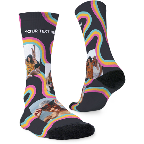 Floating Faces Custom Socks by Shutterfly