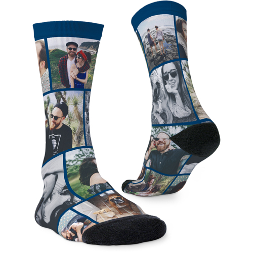 Gallery of Ten Custom Socks, Multicolor