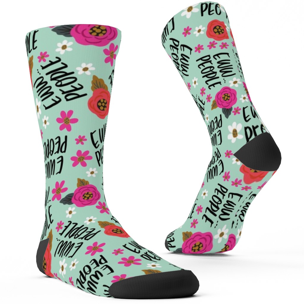 Eww People - Multi Custom Socks, Multicolor