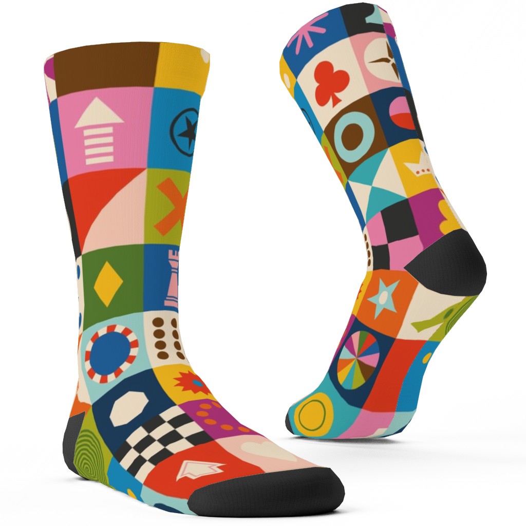 Game Cupboard Custom Socks, Multicolor