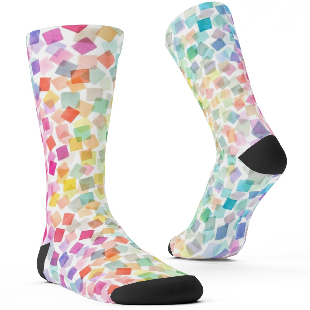 Confetti Party - Multi Custom Socks, Multicolor