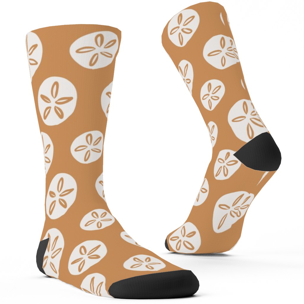 Sand Dollar Sea Shells Custom Socks | Shutterfly