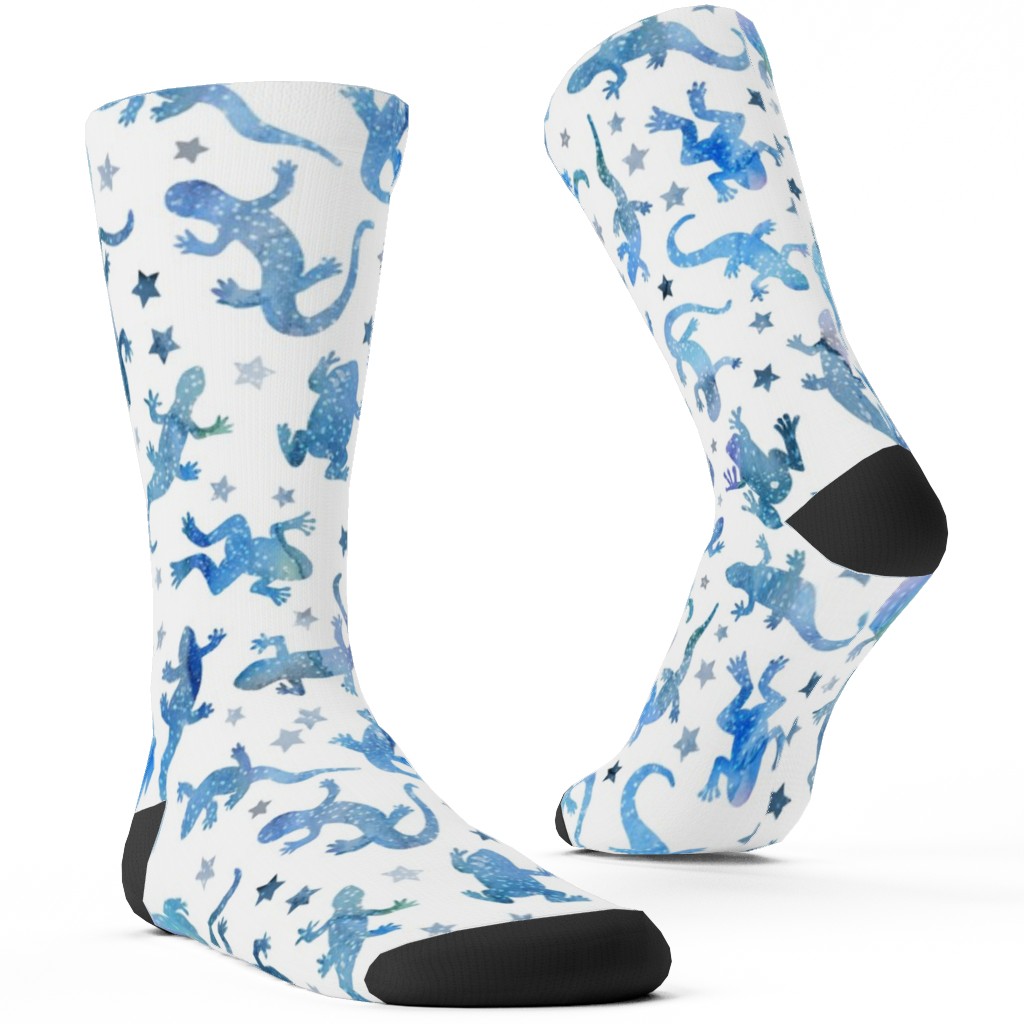 Pond Life Custom Socks, Blue, Chill