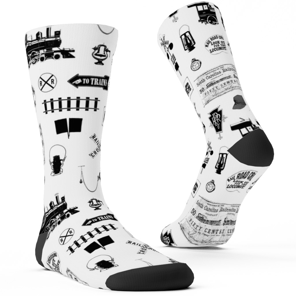 Railroad Custom Socks Shutterfly