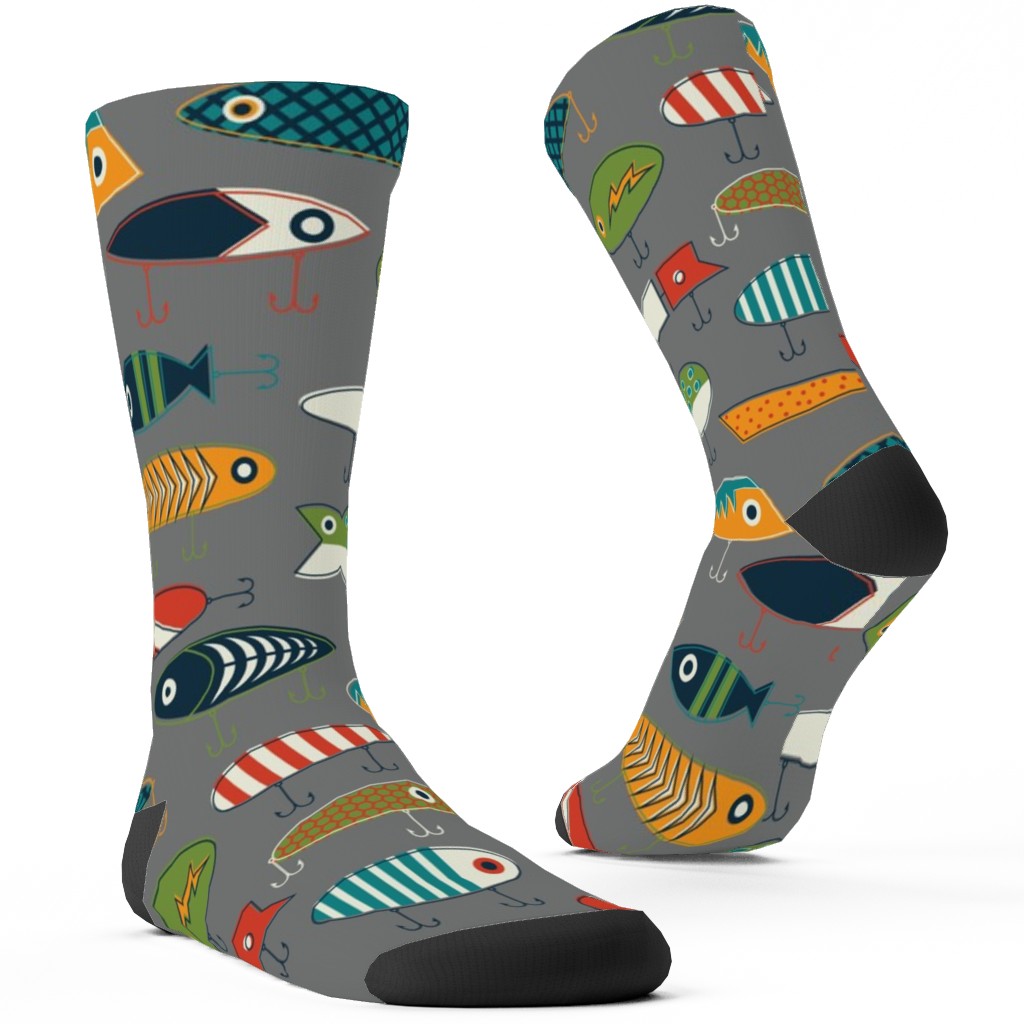 Hooked Up Custom Socks, Multicolor