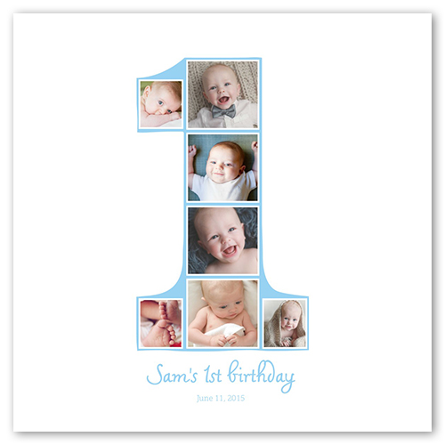 First Year Blue, 8x8white