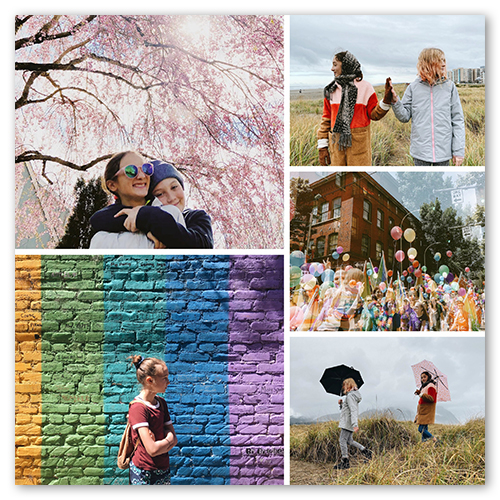 Gallery of Five, -8x8-Multicolor