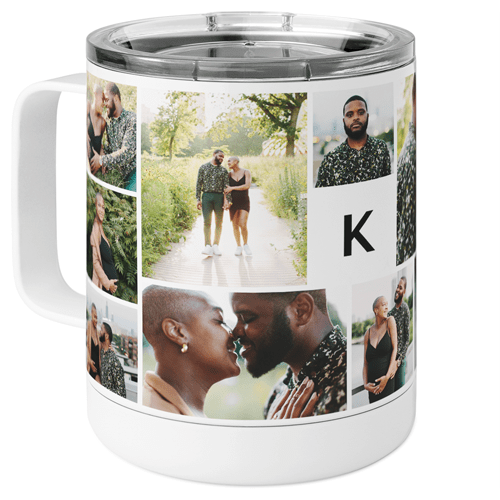 Gallery of Ten Monogram Stainless Steel Mug, 10oz, Multicolor, multi