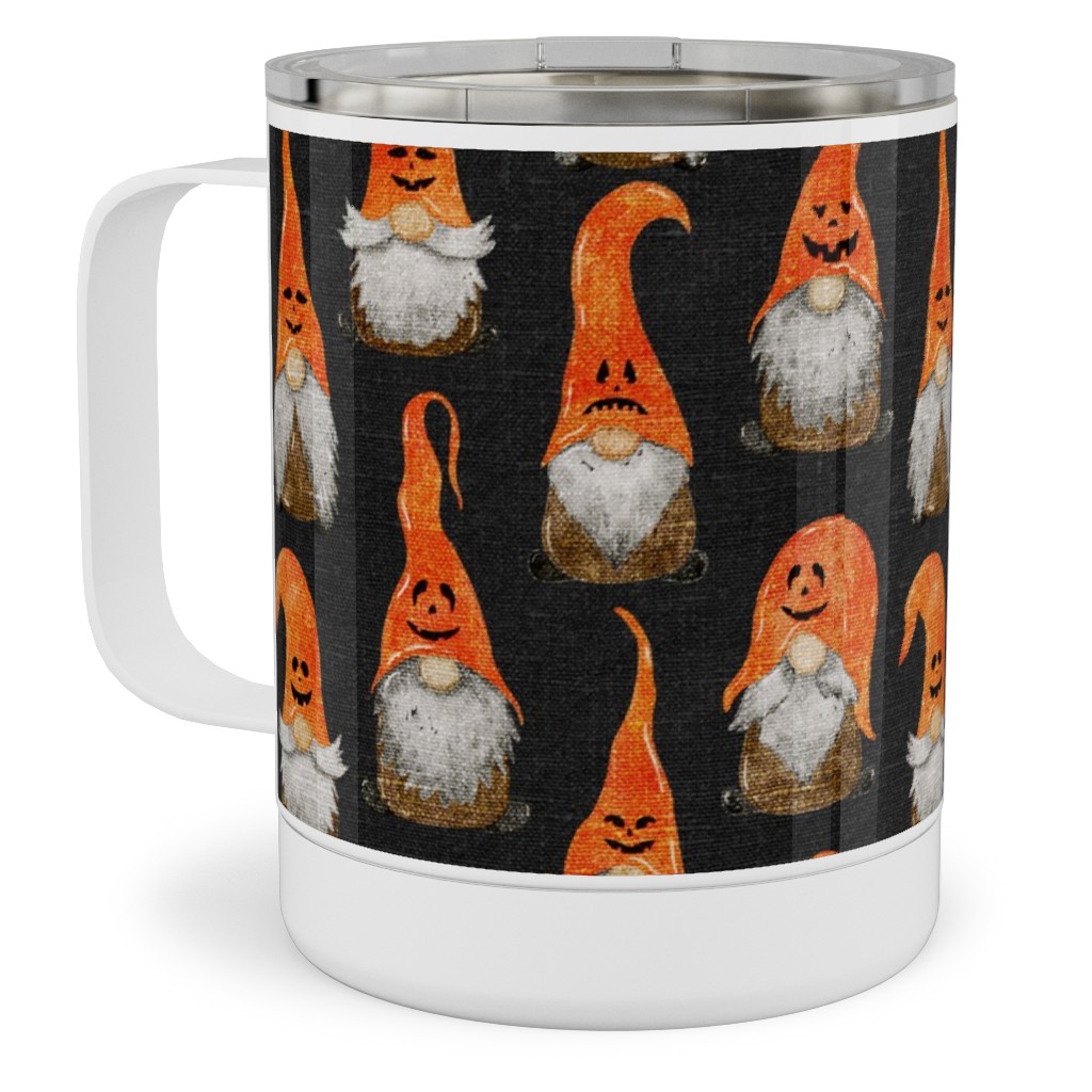 My Gnomes Stainless Steel Mug, 10oz, Orange