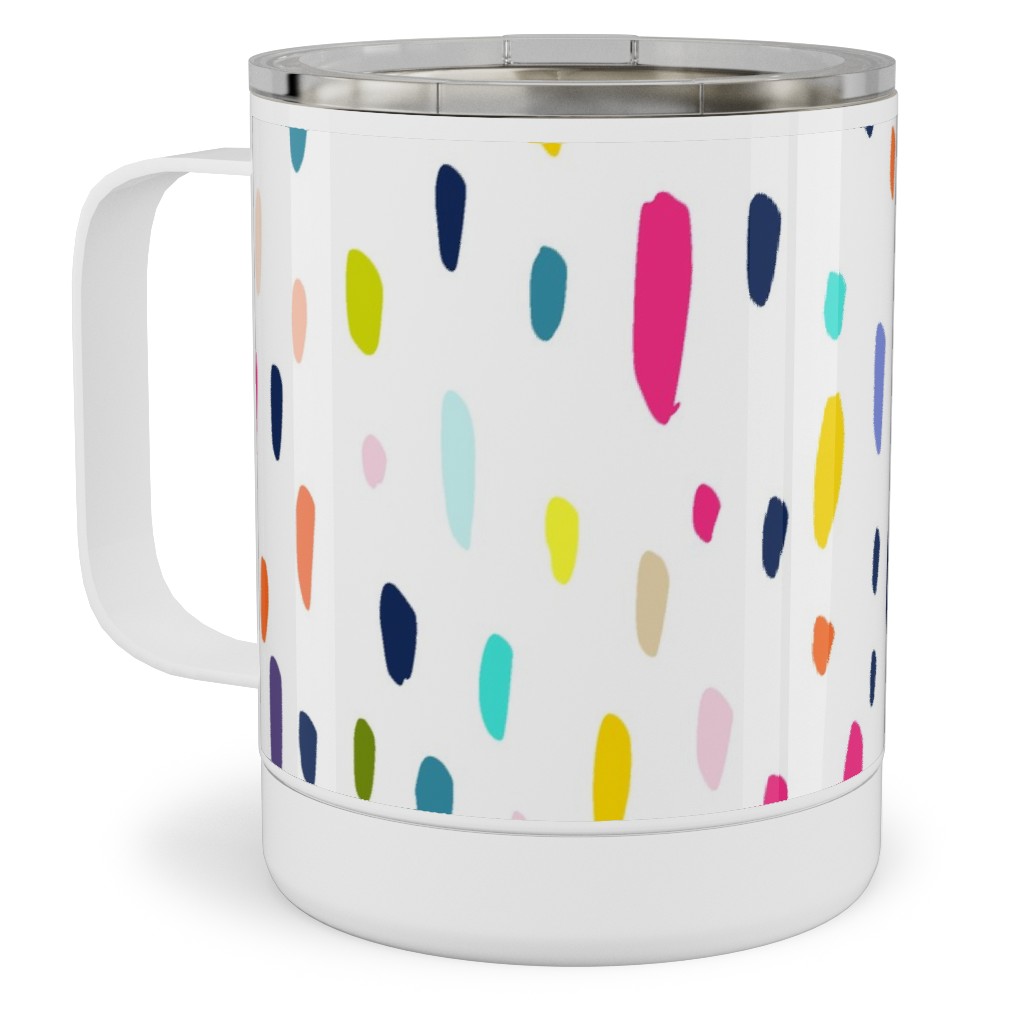 Summer Beach Party - Multi Stainless Steel Mug, 10oz, Multicolor