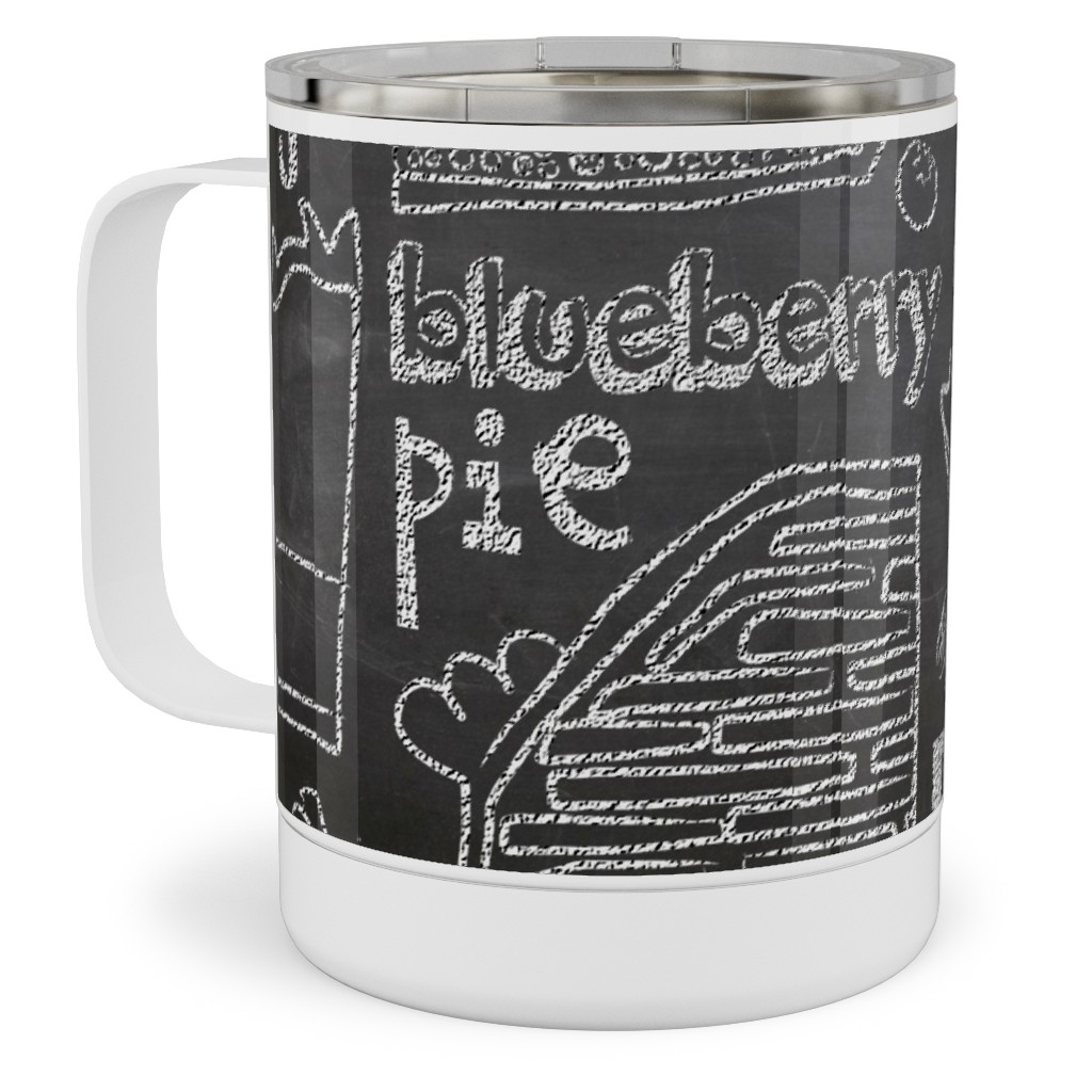 Today's Chalkboard Special! Stainless Steel Mug, 10oz, Gray