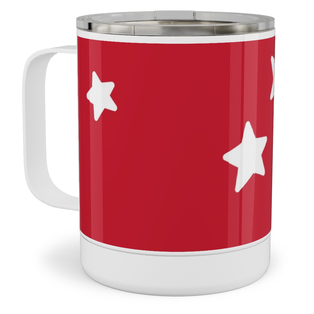 Red Stainless Steel Mugs