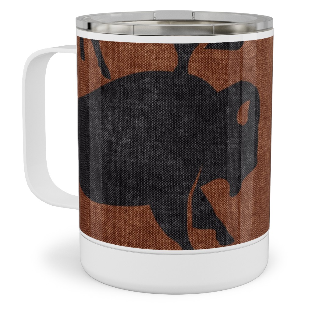 Bison Stampede Inkwell On Brandywine Stainless Steel Mug Shutterfly